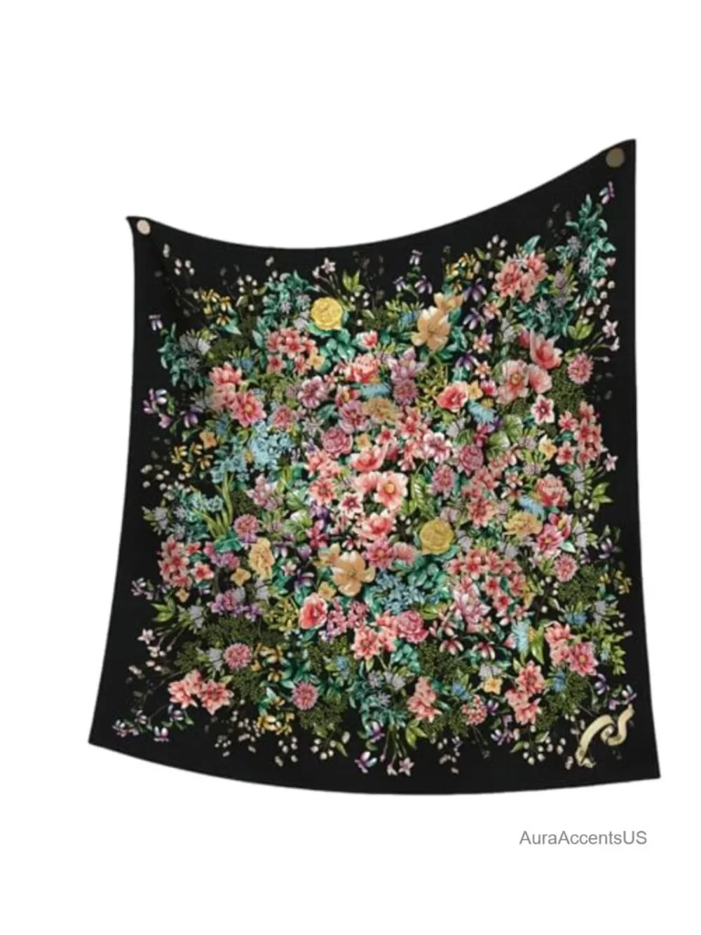 35x35 Silk Feel Lightweight Square Fashion Scarf Head Wrap Bandana